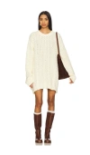 Callahan Mia Cableknit Sweater In Neutral
