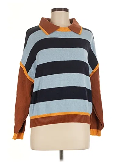 Pre-owned Callahan Pullover Sweater In Blue