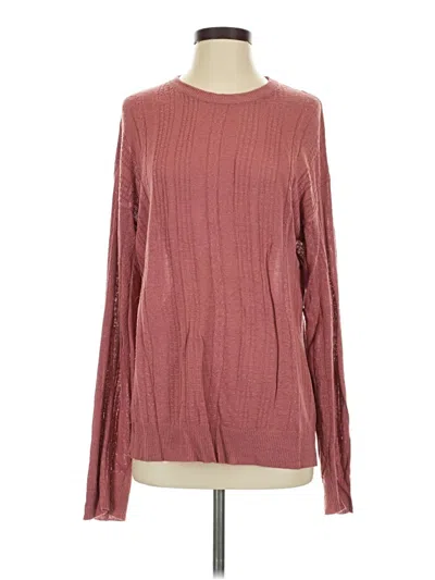 Pre-owned Callahan Pullover Sweater In Burgundy
