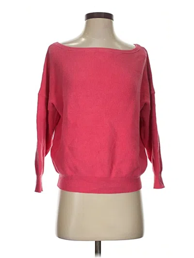 Pre-owned Callahan Pullover Sweater In Pink