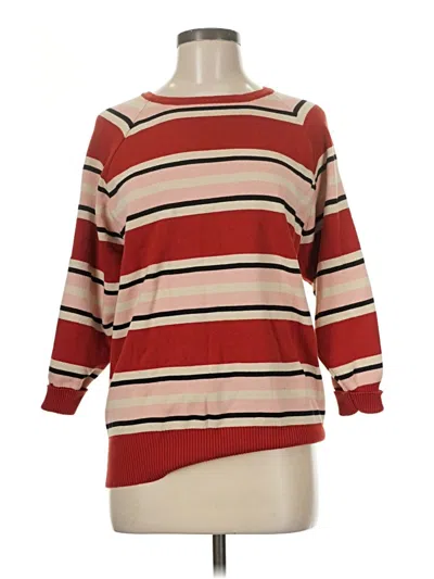 Pre-owned Callahan Pullover Sweater In Red
