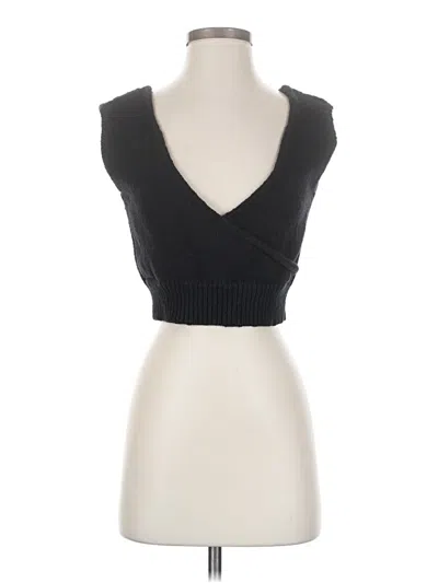 Pre-owned Callahan Sweater Vest In Black
