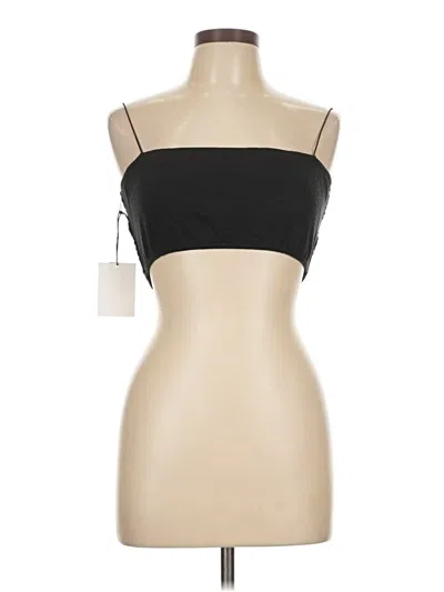 Callahan Tube Top Black Strapless Neckline Tops