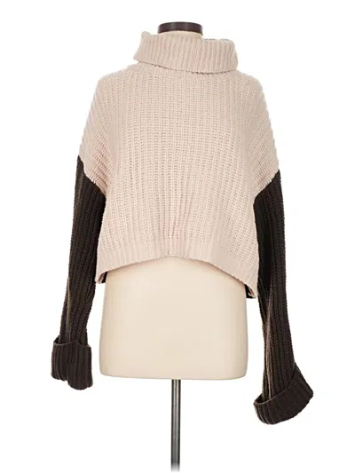 Pre-owned Callahan Turtleneck Sweater In Brown