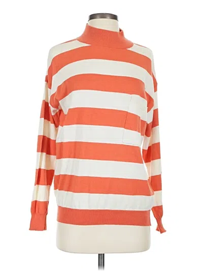 Pre-owned Callahan Turtleneck Sweater In Orange