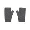 Callaite Men's  Pure Cashmere Hand Warmer Gloves - Grey In Gray