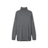 Callaite Women's Cashmere Loose Fit Sweater - Grey In Grey
