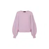 Callaite Women's Cashmere Pure Cashmere Angelina Pullover - Baby Pink In Purple