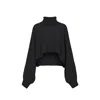 Callaite Women's Grey Pure Cashmere Elisa Icon Capelet - Charcoal In Gray