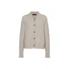Callaite Women's Neutrals Cable Cashmere Cardigan-light Beige In Beige