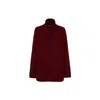 Callaite Women's Red Pure Cashmere Giulia Cardigan - Bordeaux In Red