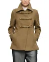 Câllas Callas Clara Wool-blend Jacket In Brown