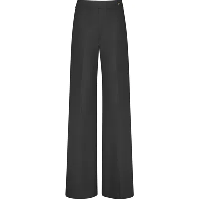 Callas Milano Anouk Stretch Jersey Wide Leg A-line Pant In Black