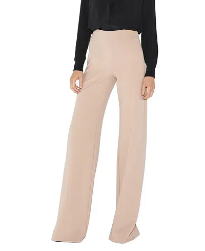 Callas Milano Anouk Stretch Jersey Wide Leg A-line Pant In Pink