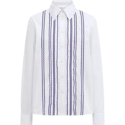Callas Milano Arletty Embroidered Shirt