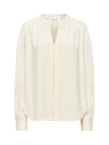 Callas Milano Athena Relaxed Fit Athena Long Sleeve Shirt In White