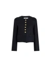 Callas Milano Aubrey Cropped Jacket In Black