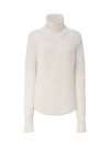 Callas Milano Barrie Ribbed Turtleneck In White