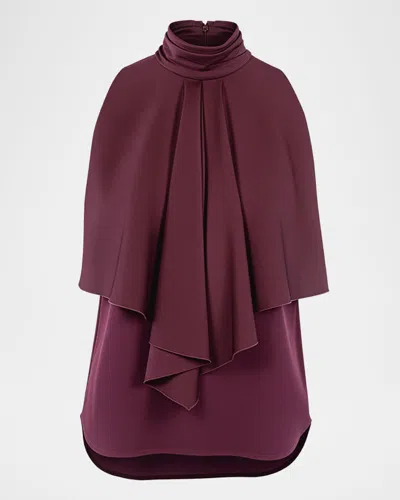 Callas Milano Belinda Sleeveless Bias Paneled Top In Purple