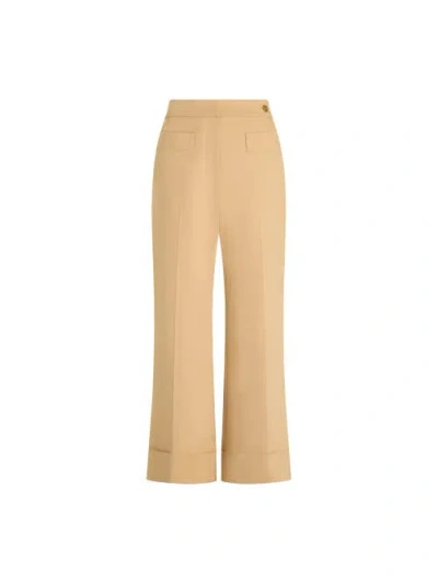 Callas Milano Brody Cropped Cuff Pant In Brown