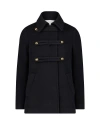 Callas Milano Clara Double-face Virgin Wool In Black