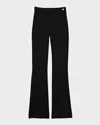 Callas Milano Danae High-rise Flare Trousers In Black