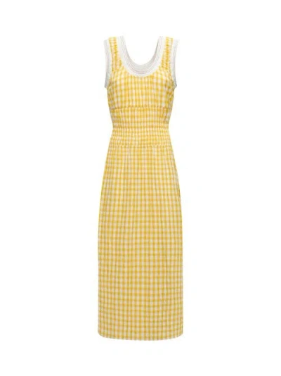 Callas Milano Federica Tank Dress In Yellow