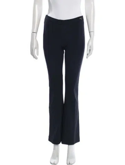 Pre-owned Callas Milano Flared Pants In Blue