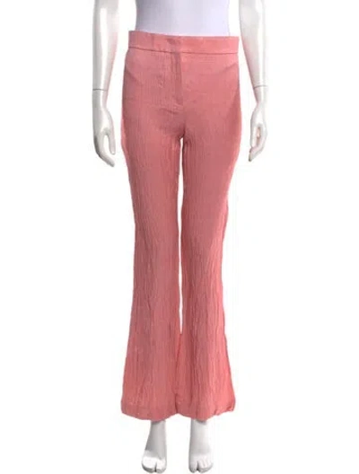 Pre-owned Callas Milano Flared Pants In Pink