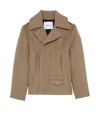 Callas Milano Franke- Zipper Front Moto Jacket In Brown