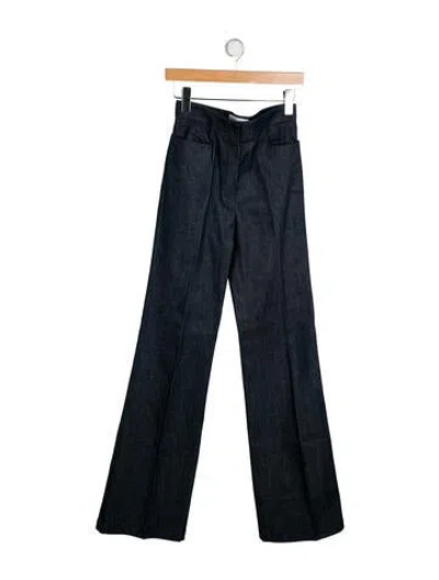 Pre-owned Callas Milano High-rise Wide Leg Jeans In Blue