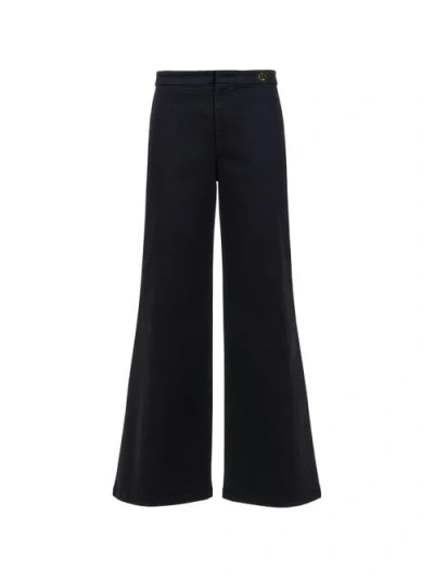 Callas Milano Jane High Waist Flare Pant Jeans Twill In Blue