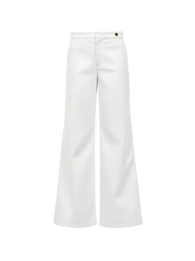 Callas Milano Jane High Waist Flare Pant Jeans Twill In White