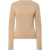 Callas Milano Jeanne Long Sleeve Crewneck Sweater In Neutral