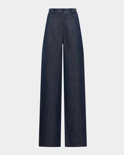 Callas Milano Jody High-rise Flared Pants In Blue