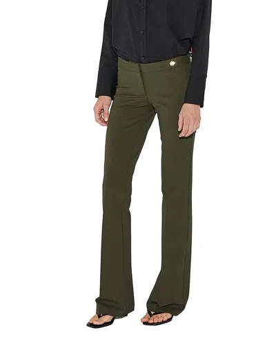 Callas Milano Jules Stretch Jersey Fit And Flare Pant In Green
