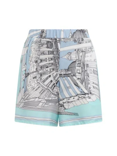 Callas Milano Juvia Rome Print Shorts