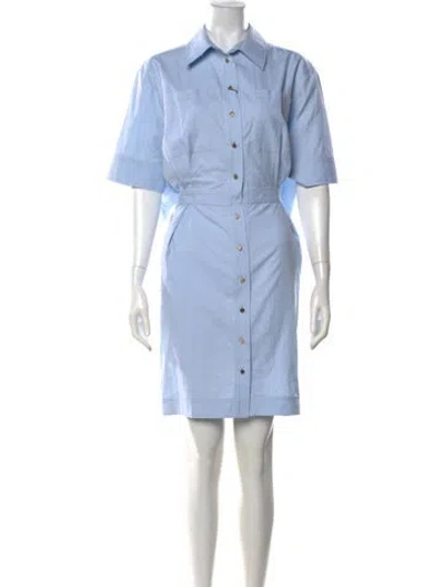 Pre-owned Callas Milano Knee-length Dress W/ Tags In Blue