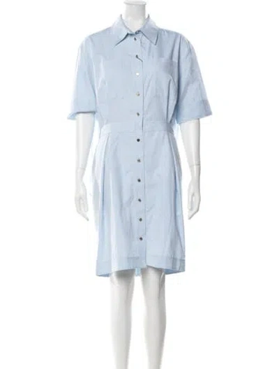Pre-owned Callas Milano Knee-length Dress W/ Tags In Blue