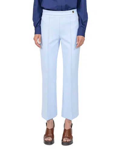 Callas Milano Lola Cropped Kick Flare Pant In Blue
