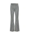 Callas Milano Lola Denim Stripes Crop Pant