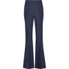 Callas Milano Lola High Density Crepe Stretch Cropped Flare Trouser In Blue