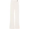 Callas Milano Lola High Density Crepe Stretch Cropped Flare Trouser In White