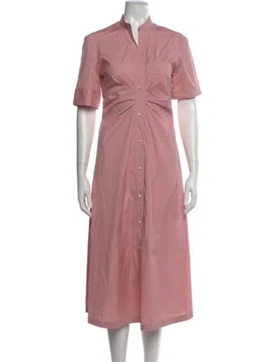 Pre-owned Callas Milano Midi Length Dress W/ Tags In Pink