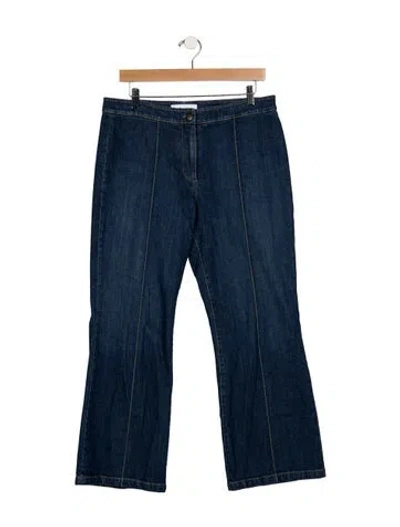 Pre-owned Callas Milano Mid-rise Flared Jeans In Blue