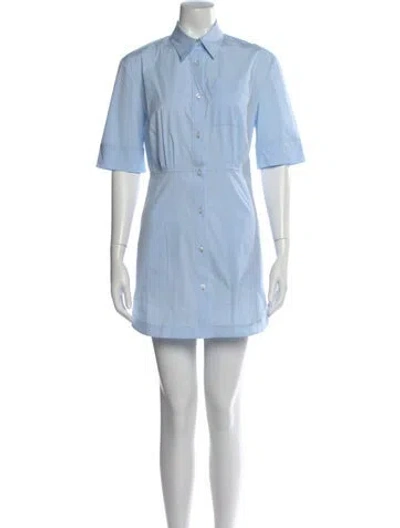 Pre-owned Callas Milano Mini Dress In Blue