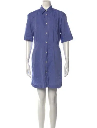 Pre-owned Callas Milano Mini Dress In Purple