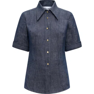 Callas Milano Nina Fitted Shirt In Blue