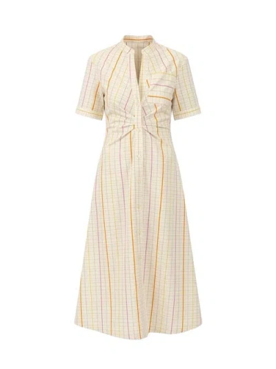 Callas Milano Noor Short Sleeve Shirtdress Ricci In Multi