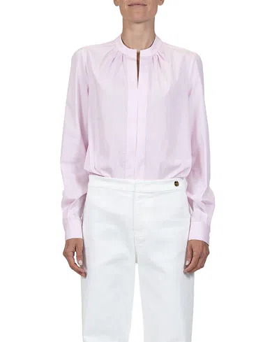 Callas Milano Olympia Long Sleeve Shirt In Orange